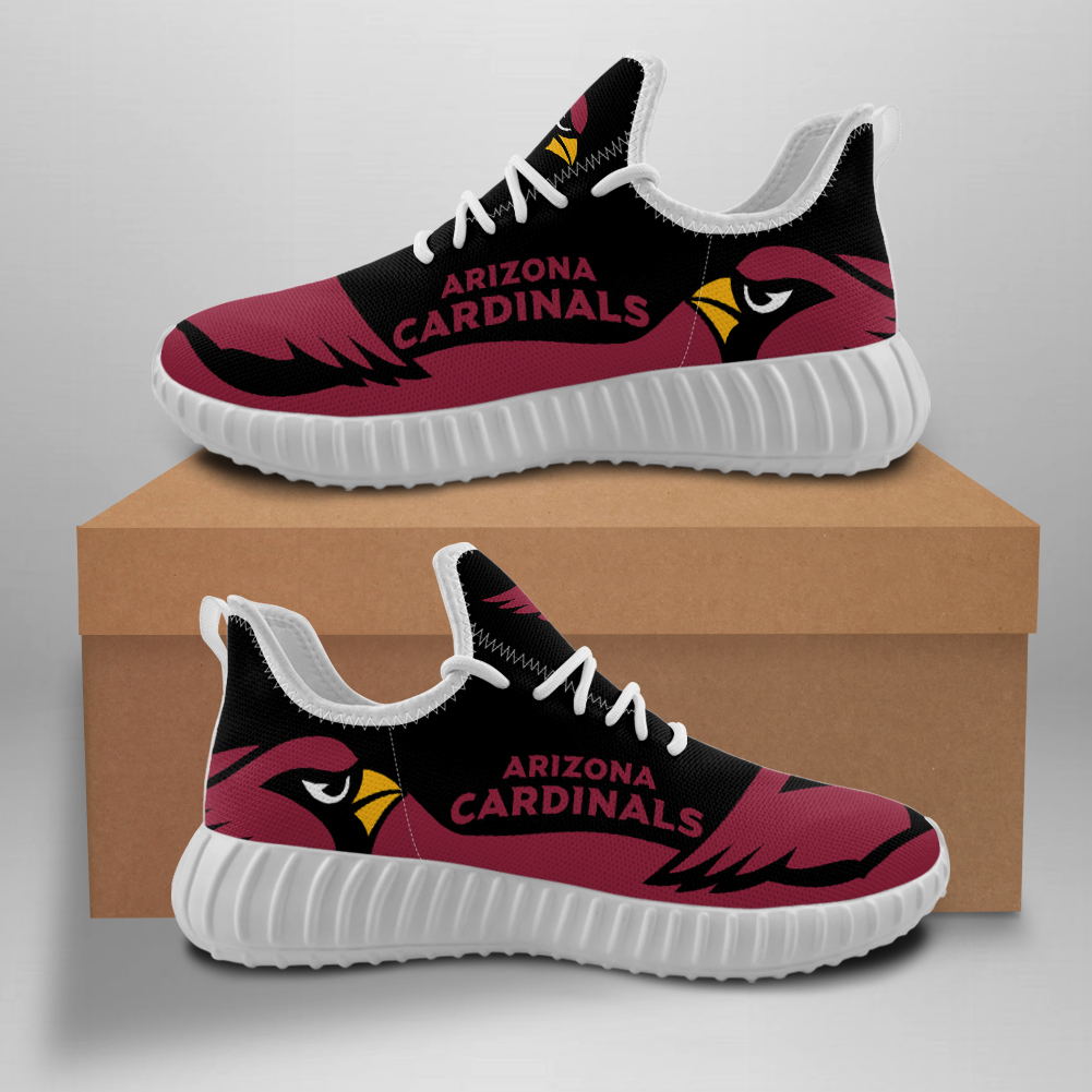 Women's NFL Arizona Cardinals Mesh Knit Sneakers/Shoes 006